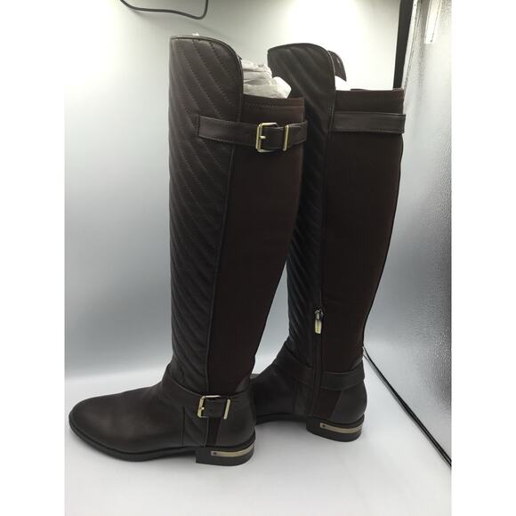 Vince Camuto Panyma Womens Over The Knee Riding Boots Quilted Leather 7M - Picture 1 of 14